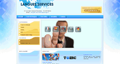 Desktop Screenshot of langues-services.fr