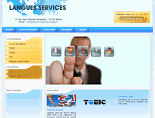 Tablet Screenshot of langues-services.fr